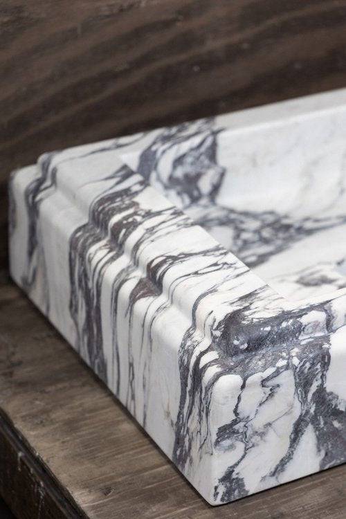 Calacatta Viola Double Bullnose - Castelli Marble