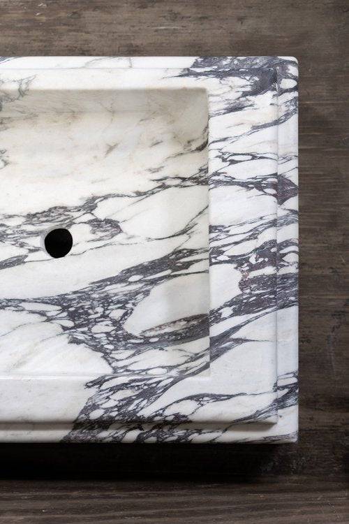 Calacatta Viola Double Bullnose - Castelli Marble