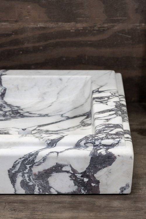 Calacatta Viola Double Bullnose - Castelli Marble