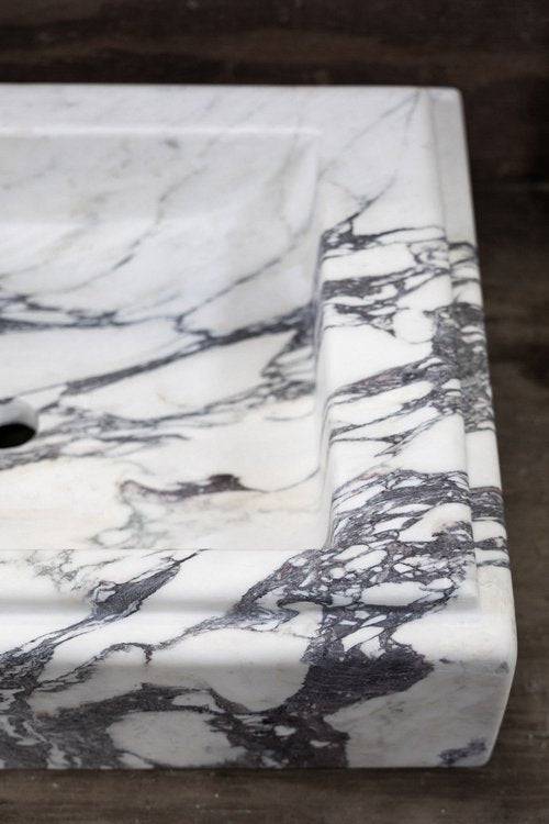 Calacatta Viola Double Bullnose - Castelli Marble