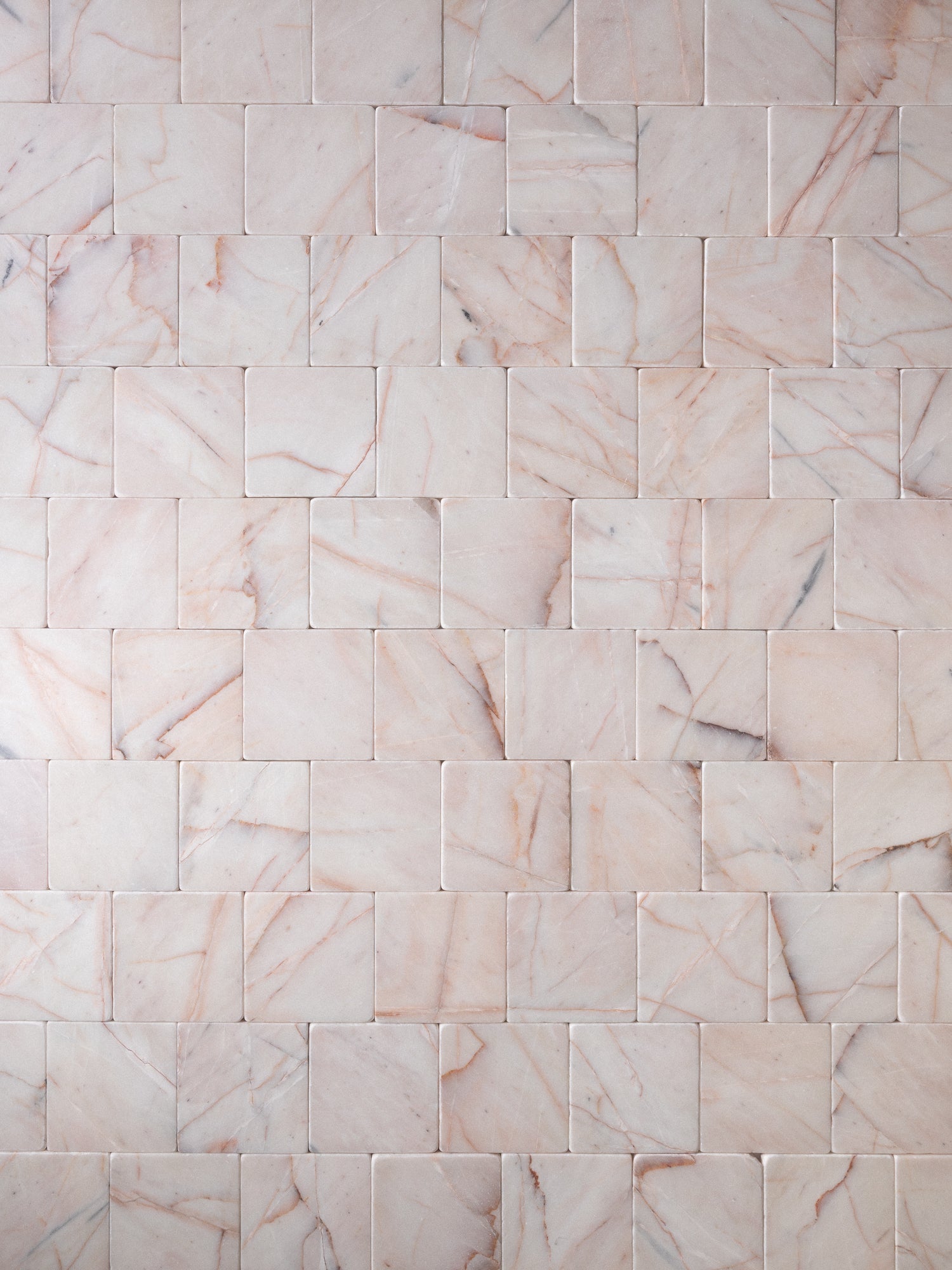 White #7  4"x4" Tumbled
